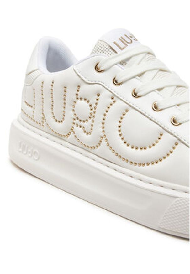 Liu Jo Sneakersy Kylie BF4063 EX014 Biały. Kolor: biały. Materiał: skóra