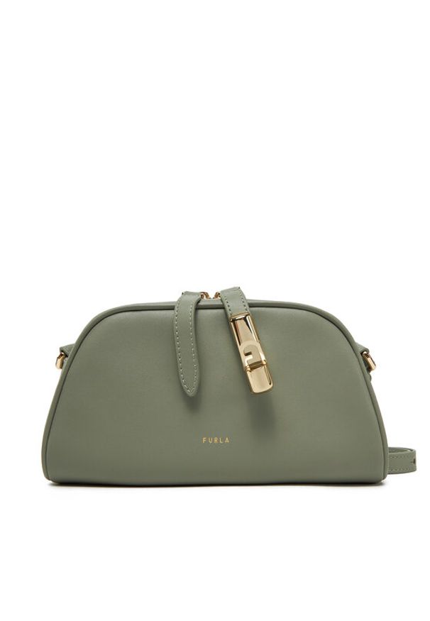 Furla Torebka WE00747 BX3104 AG700 Zielony. Kolor: zielony. Materiał: skórzane