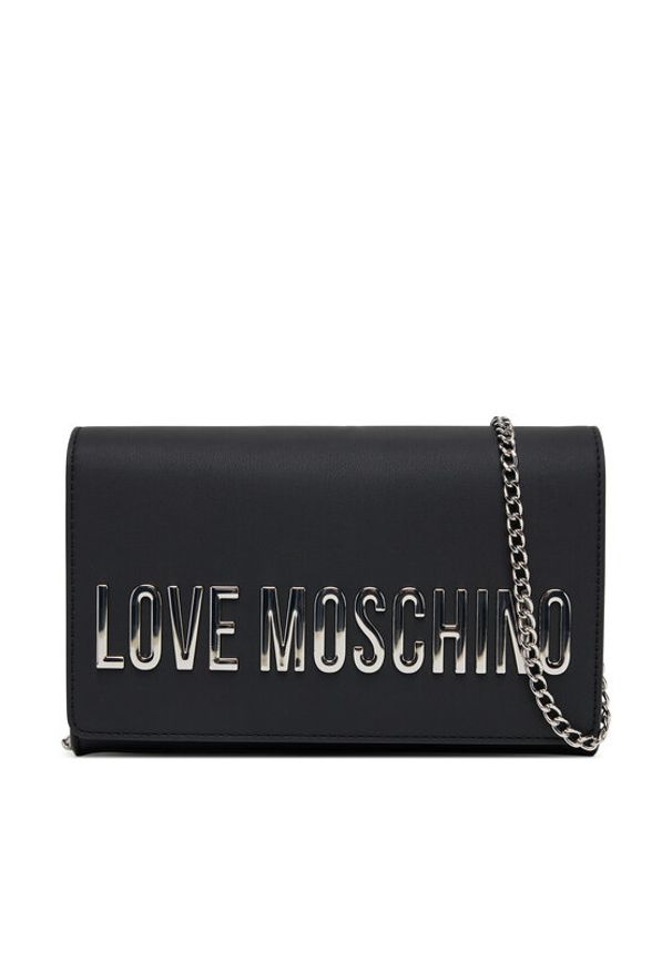 Love Moschino - LOVE MOSCHINO Torebka JC4103PP1NKD000B Czarny. Kolor: czarny. Materiał: skórzane