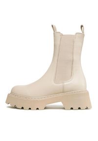 Badura Sztyblety 222FW67 Beżowy. Kolor: beżowy. Materiał: skóra #7