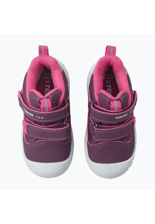 Buty dziecięce Reima Passo 2.0. Kolor: czerwony, wielokolorowy, fioletowy, brązowy. Materiał: guma