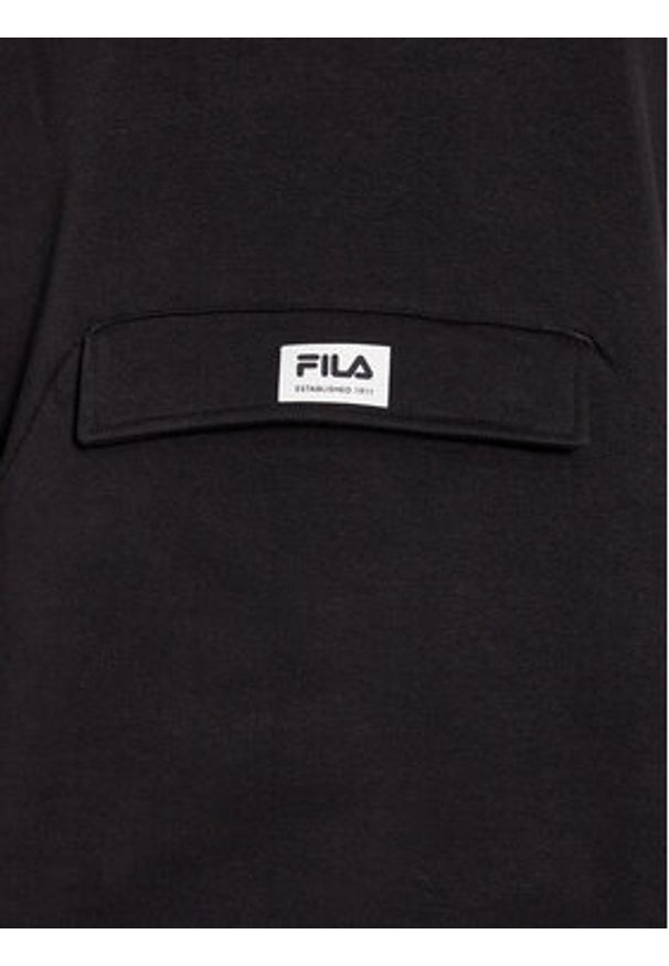 Fila Bluza FAM0542 Czarny Regular Fit. Kolor: czarny. Materiał: bawełna