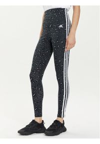 Adidas - adidas Legginsy Essentials IN9933 Szary Slim Fit. Kolor: szary. Materiał: bawełna #1