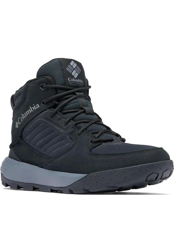 columbia - Buty Sneakersy Męskie Columbia Portlander Waterproof. Kolor: czarny. Sport: turystyka piesza