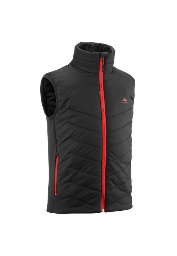 quechua - Kamizelka turystyczna dla dzieci zimowa Quechua MH500 hybrydowa. Materiał: tkanina, dzianina, materiał, poliester. Sezon: zima