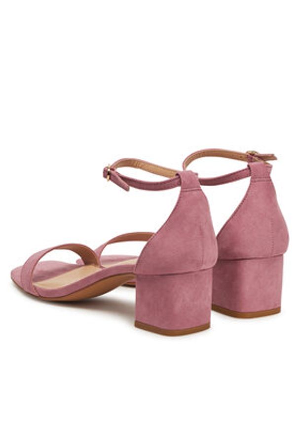 ONLY Shoes Sandały Onlhanna-5 15340958 Różowy. Kolor: różowy. Materiał: skóra