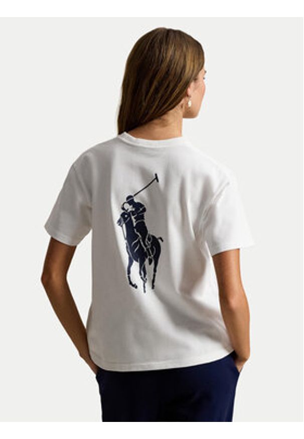 Polo Ralph Lauren T-Shirt 211A96263004 Biały Regular Fit. Typ kołnierza: polo. Kolor: biały. Materiał: bawełna