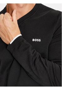 BOSS - Boss Sweter Ever-X_VN 50498538 Czarny Regular Fit. Kolor: czarny. Materiał: bawełna