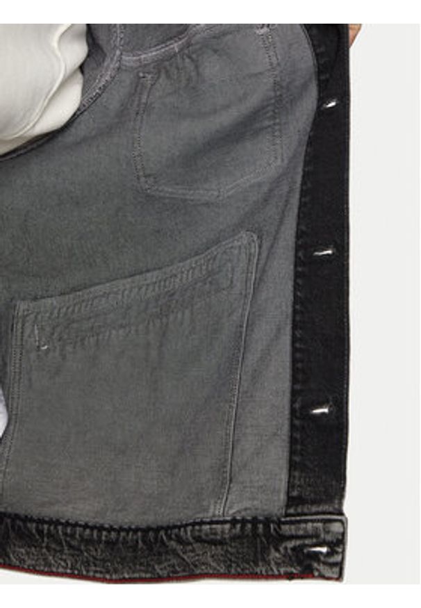 Tommy Jeans Kurtka jeansowa Isaac DM0DM19362 Szary Regular Fit. Kolor: szary. Materiał: bawełna