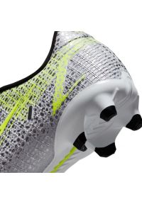 Buty piłkarskie Nike Mercurial Vapor 14 Academy FG/MG Jr CV0811 107 szare srebrny. Kolor: szary. Materiał: skóra, syntetyk. Szerokość cholewki: normalna. Sport: piłka nożna #3