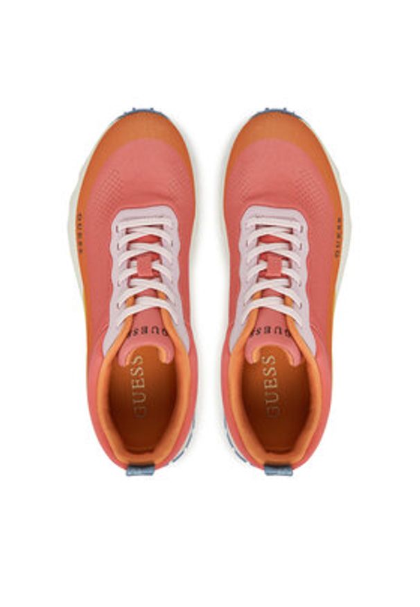 Guess Sneakersy 177201 Różowy. Kolor: różowy. Materiał: materiał