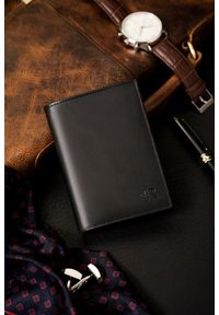 ROVICKY - Zestaw prezentowy Rovicky R-N004-120-PU03 czarny. Kolor: czarny. Materiał: skóra ekologiczna. Styl: elegancki, klasyczny #1