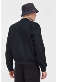 Abercrombie & Fitch kurtka bomber męski kolor czarny przejściowa. Kolor: czarny. Materiał: poliester #5
