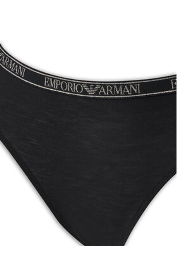 Emporio Armani Underwear Komplet 2 par fig klasycznych EW000403 AF10889 MC005 Czarny. Kolor: czarny. Materiał: wiskoza