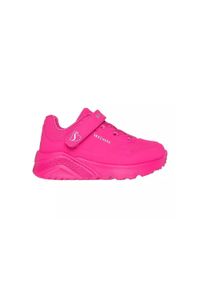 skechers - Adidasy Skechers Uno Lite, Dzieci. Kolor: różowy. Materiał: skóra ekologiczna, materiał. Model: Skechers Sport. Sport: turystyka piesza
