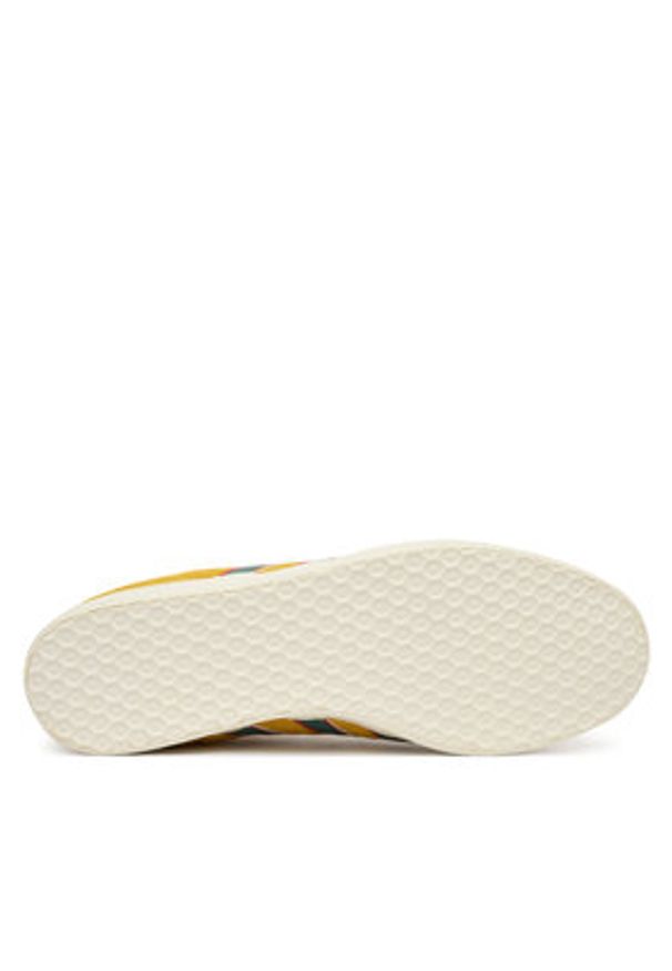 Adidas - adidas Sneakersy Gazelle KJ3532 Żółty. Kolor: żółty. Materiał: zamsz, skóra. Model: Adidas Gazelle