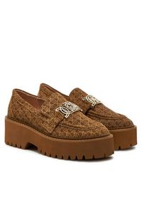 Liu Jo Loafersy Mocassino SF4017 PX195 Brązowy. Kolor: brązowy. Materiał: skóra