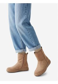 Clara Barson Botki CEO-WS13075-01 Beżowy. Kolor: beżowy. Materiał: materiał #2