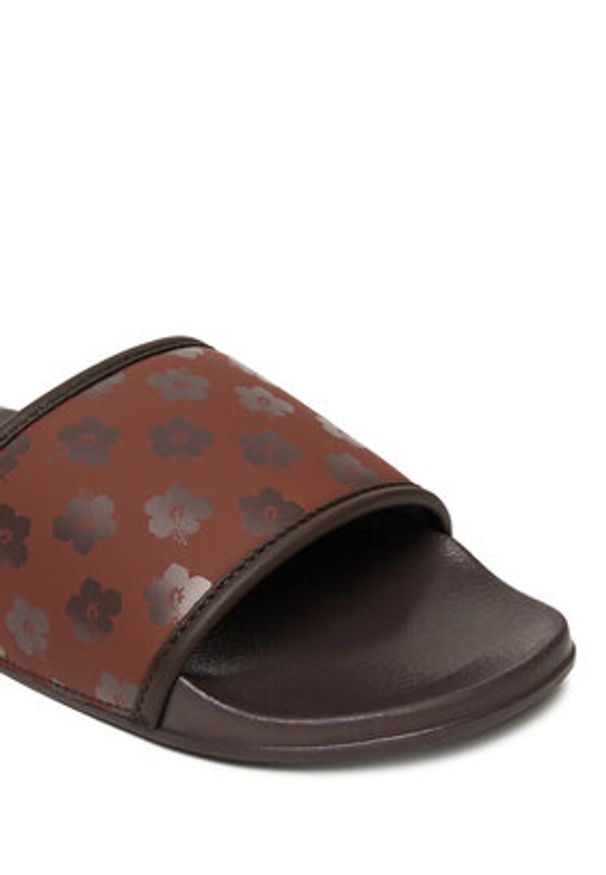 Roxy Klapki ARJL100909 Brązowy. Kolor: brązowy. Materiał: skóra
