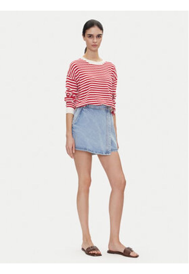 Pepe Jeans Spódnico-szorty PL801187 Niebieski Regular Fit. Kolor: niebieski. Materiał: bawełna