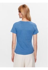 TOMMY HILFIGER - Tommy Hilfiger T-Shirt 1985 WW0WW37857 Niebieski Slim Fit. Kolor: niebieski. Materiał: bawełna #6