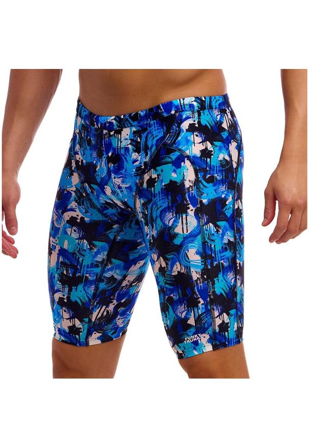 FUNKY TRUNKS - Spodenki do pływania Jammery Funky Trunks You Messer. Kolor: niebieski