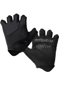 FORCE - Rękawiczki rowerowe dla dorosłych krótkie Force Land unisex. Kolor: czarny