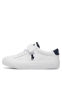 Polo Ralph Lauren Sneakersy RL00566100 C Biały. Kolor: biały. Materiał: skóra #5