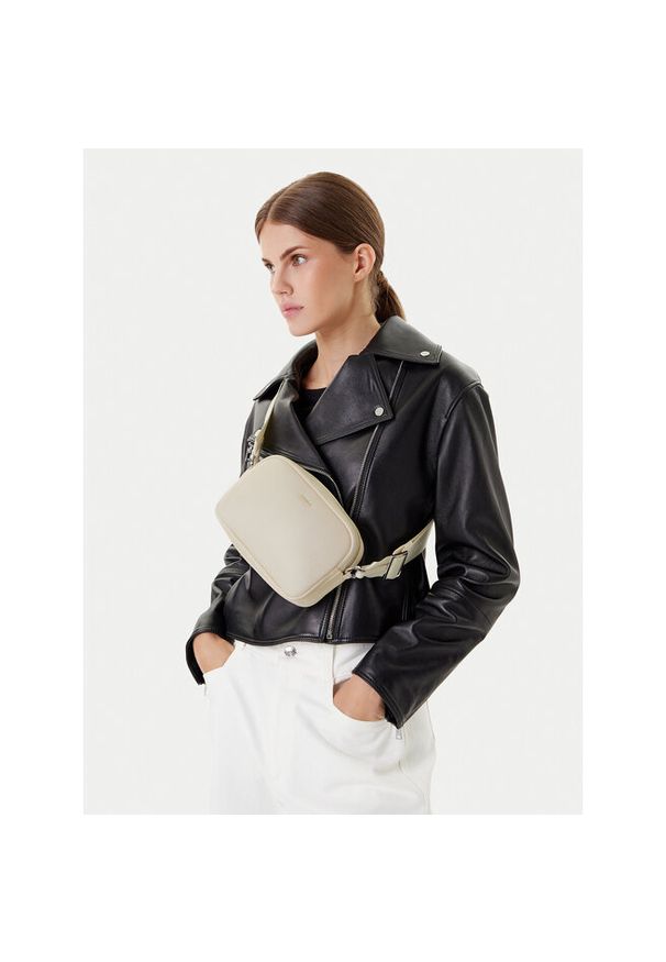 Hugo - Torebka HUGO. Kolor: kremowy