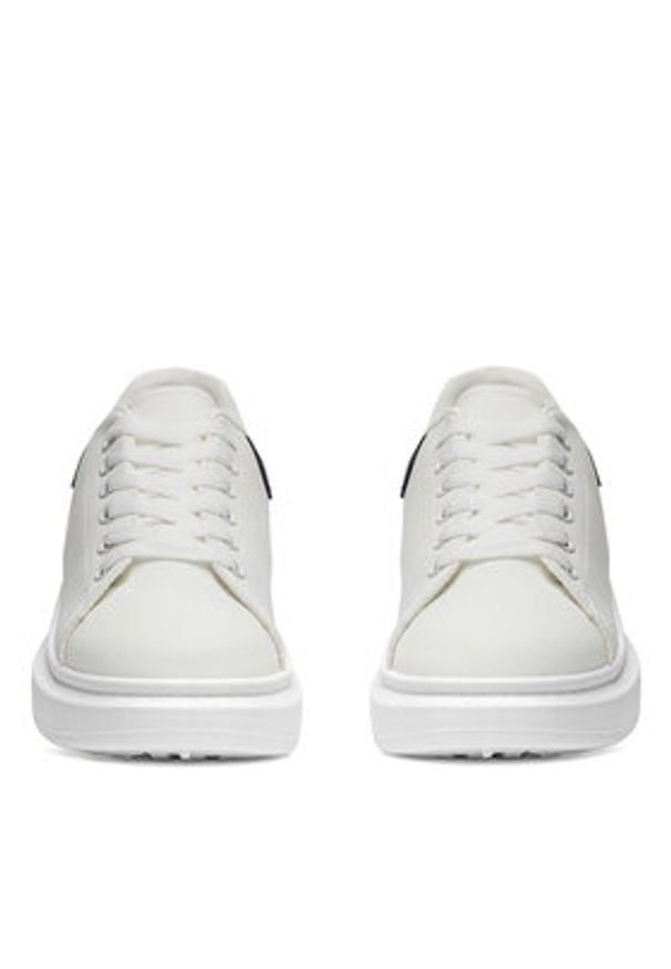 DeeZee Sneakersy WFA2910-1 Biały. Kolor: biały. Materiał: skóra