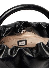 Guess Torebka Amys HWMY96 59160 Czarny. Kolor: czarny. Materiał: skórzane