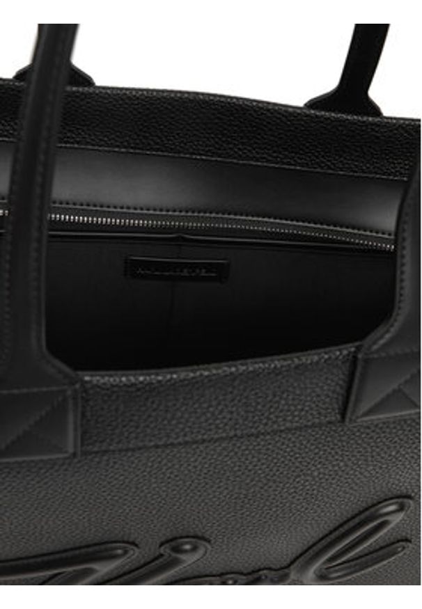 Karl Lagerfeld - KARL LAGERFELD Torebka A4W30257 Czarny. Kolor: czarny. Materiał: skórzane