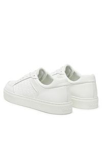 Calvin Klein Sneakersy Clean Cup Low Laceup Mono HM0HM01899 Biały. Kolor: biały. Materiał: skóra #3