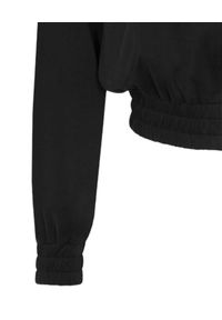CUORI e PICCHE - Czarna bluza z kapturem BLACK ESTI. Typ kołnierza: kaptur. Kolor: czarny. Długość rękawa: długi rękaw. Długość: długie. Styl: sportowy #2