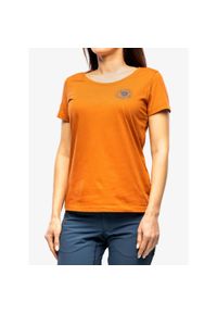 Fjällräven - Koszulka bawełniana damska Fjallraven 1960 Logo T-shirt. Kolor: pomarańczowy. Materiał: bawełna #1