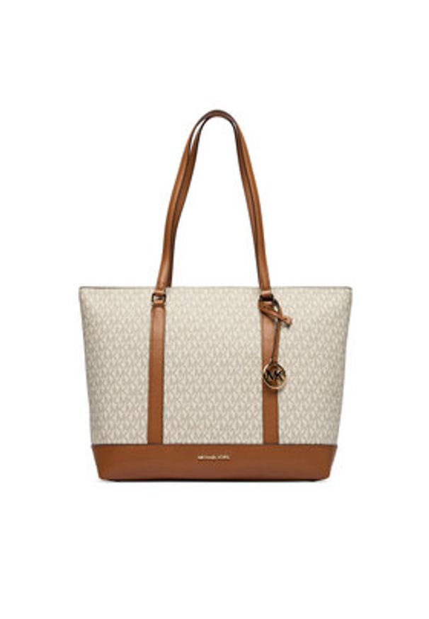 MICHAEL Michael Kors Torebka Andie 30S6G3PT3B Kremowy. Kolor: kremowy. Materiał: skórzane