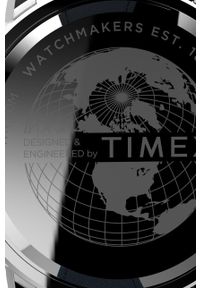 Timex zegarek TW2V36800 Midtown męski kolor granatowy. Kolor: niebieski. Materiał: skóra, materiał