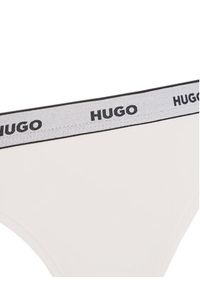 Hugo - HUGO Komplet 3 par stringów 50480150 Biały. Kolor: biały. Materiał: bawełna #6