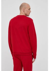 Lacoste bluza SH7477 męska kolor czerwony. Okazja: na co dzień. Kolor: czerwony. Wzór: aplikacja. Styl: casual #4