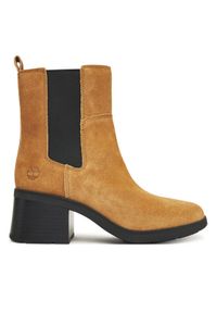 Timberland Botki Bellevaux TB0A424XES41 Brązowy. Kolor: brązowy. Materiał: zamsz, skóra