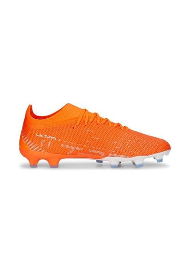 Buty do piłki nożnej męskie Puma Ultra Match Fgag. Kolor: pomarańczowy, biały, wielokolorowy. Materiał: materiał, syntetyk