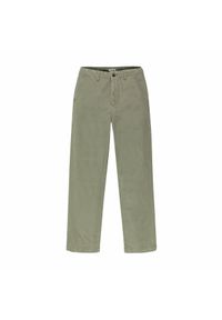 Wrangler - WRANGLER CASEY JONES CHINO DAMSKIE SPODNIE MATERIAŁOWE DUSTY OLIVE W24GBIX45 112141255. Materiał: materiał