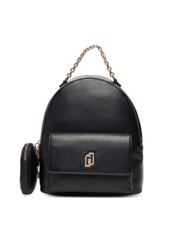 Liu Jo Plecak M Backpack AF5324 E0077 Czarny. Kolor: czarny. Materiał: skóra