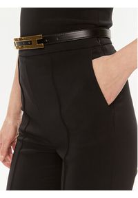 Elisabetta Franchi Spodnie materiałowe PA-034-42E2-5981 Czarny Regular Fit. Kolor: czarny. Materiał: syntetyk