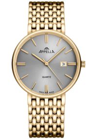 Acappella - Zegarek męski Appella L12007.1117Q złoty. Kolor: złoty #1