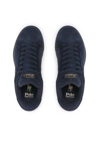 Polo Ralph Lauren Sneakersy Hrt Ct II 809877601002 Granatowy. Kolor: niebieski. Materiał: skóra, zamsz #4