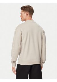 BOSS Bluza 50561510 Beżowy Regular Fit. Kolor: beżowy. Materiał: bawełna #3