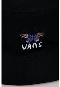 Vans kapelusz bawełniany X ASHLEY kolor czarny bawełniany. Kolor: czarny. Materiał: bawełna
