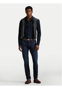 Polo Ralph Lauren Koszula 710654408016 Granatowy Regular Fit. Typ kołnierza: polo. Kolor: niebieski. Materiał: bawełna #2