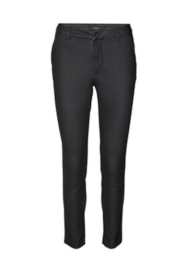 Vero Moda Spodnie materiałowe 10221336 Czarny Slim Fit. Kolor: czarny. Materiał: wiskoza